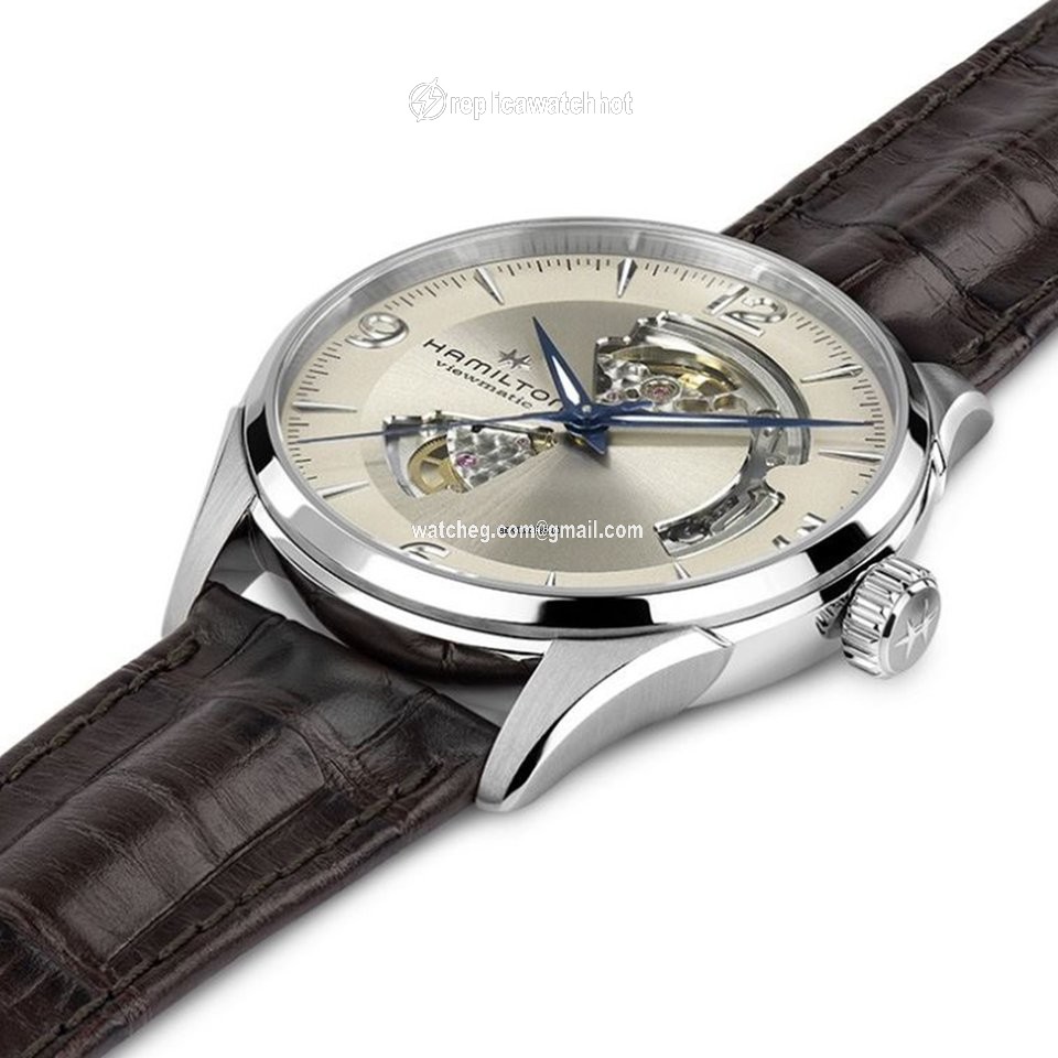 Hamilton Jazzmaster Open Heart Mens watch Unisex Automatic Steel H32705521 2