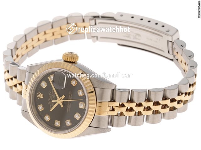 Rolex Lady-Datejust Womens watch Gold Steel Automatic 79173G 2