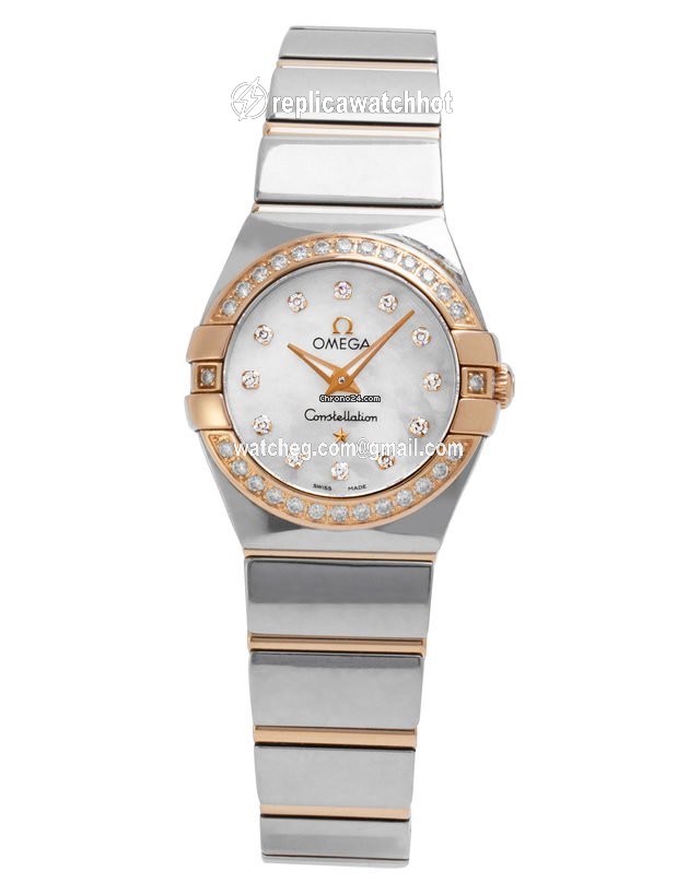 Omega Constellation Quartz Mens watch Unisex Quartz Steel 123.25.24.60.55.005 2