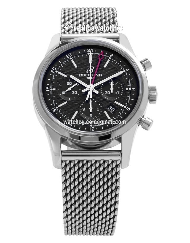 Breitling Transocean Chronograph GMT Mens watch Unisex Automatic Steel AB045112.BC67.154A 2