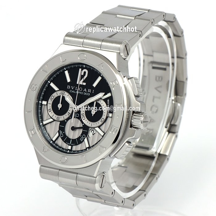 Bulgari Diagono Automatic Steel 303 DG42BSSDCH 2