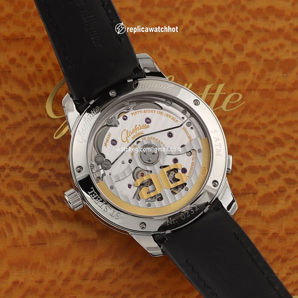 Glashtte Original Senator Power Reserve Display Mens watch Unisex Automatic Steel 100-01-04-02-04 2