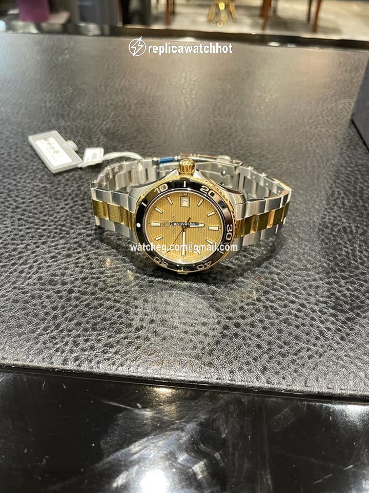 TAG Heuer Aquaracer 500M Mens watch Unisex Automatic Gold Steel WAK2121.BB0835 2