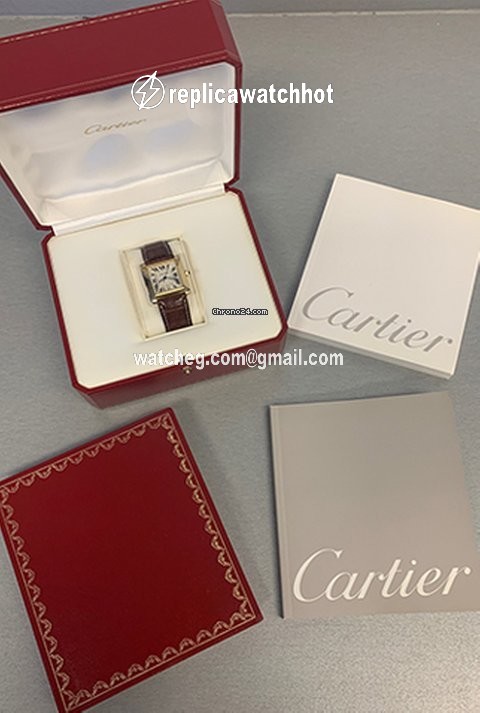 Cartier Tank Francaise Mens watch Unisex Automatic Yellow gold W5000156 2