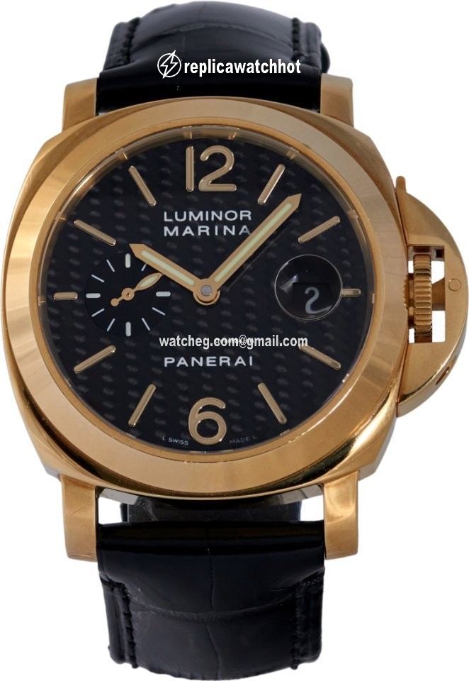 Panerai Luminor Marina Automatic Mens watch Unisex Automatic Yellow gold PAM 00140 2