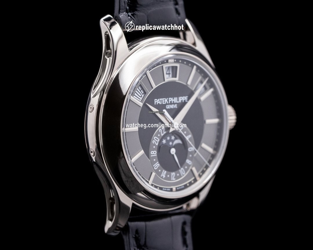 Patek Philippe Annual Calendar Mens watch Unisex Automatic White gold 5205G-010 2