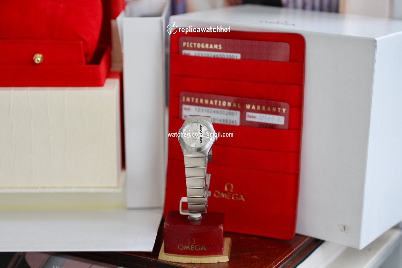 Omega Constellation Quartz Womens watch Quartz Steel 123.10.24.60.02.001 2