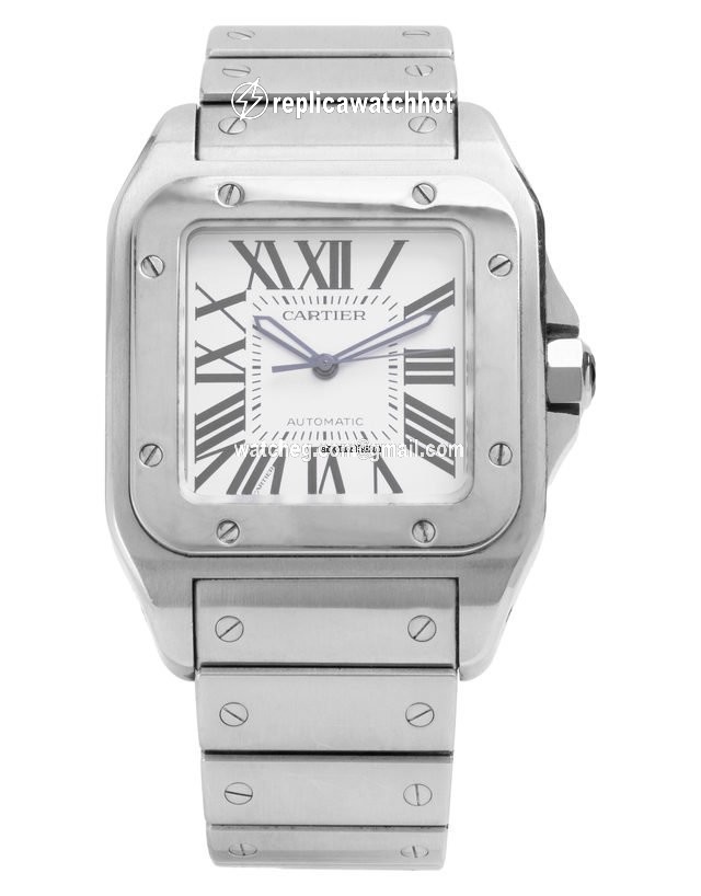 Cartier Santos 100 Mens watch Unisex Automatic Steel W200737G 2