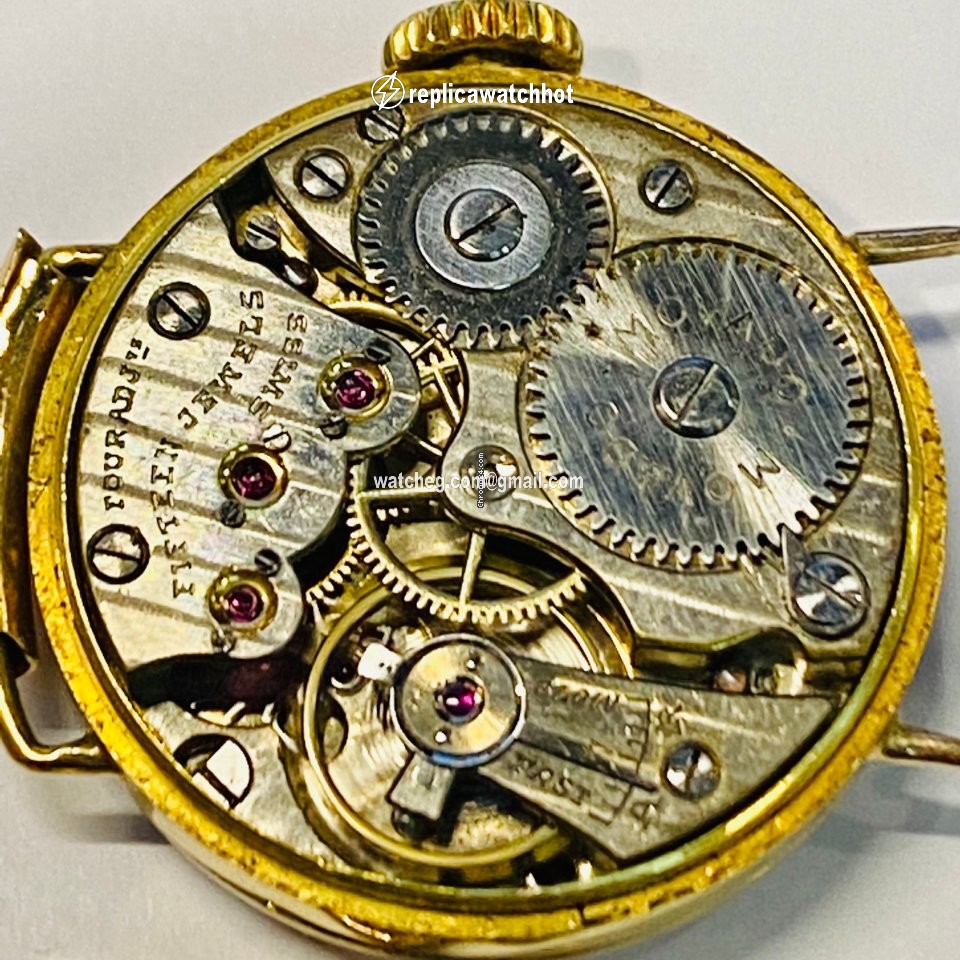 Movado Womens watch Manual winding Yellow gold Movado Chronom??tre 2