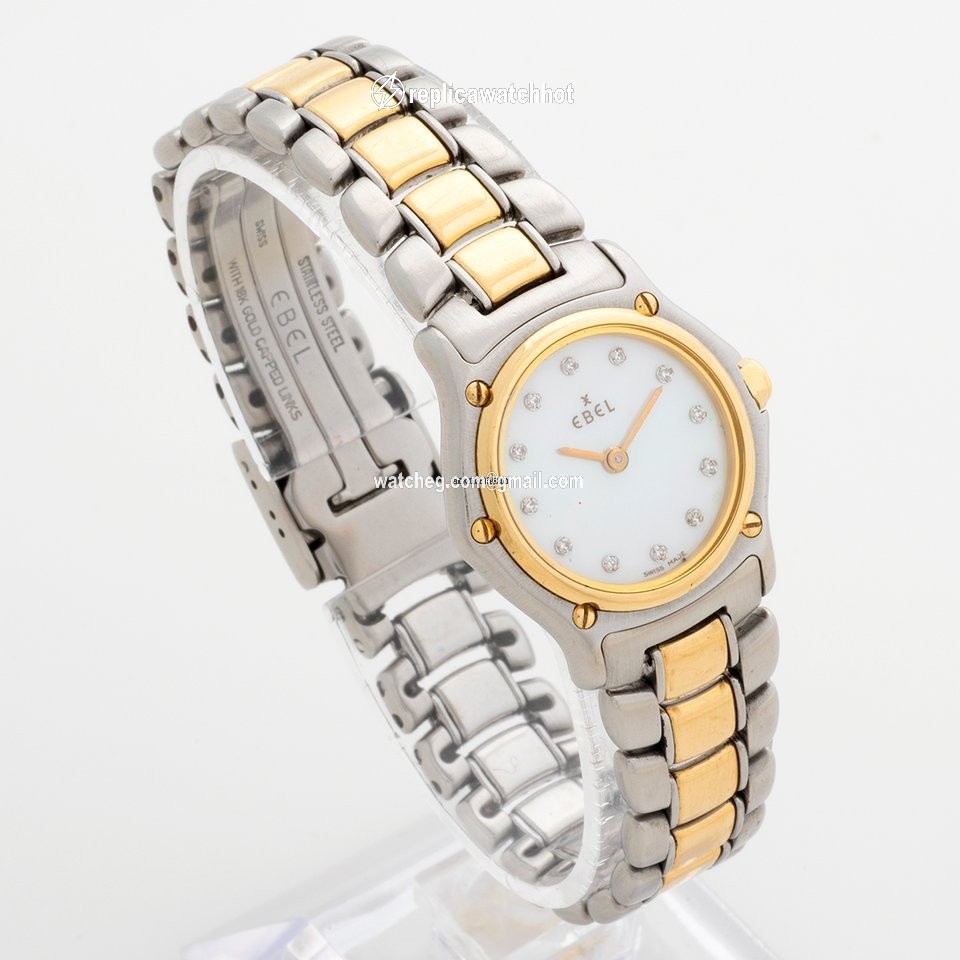 Ebel Sport Womens watch Quartz Gold Steel 1157111-19960c 2