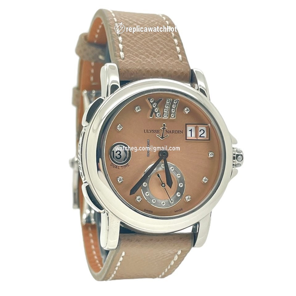 Ulysse Nardin Dual Time Womens watch Automatic Steel 243-22 30-09 2