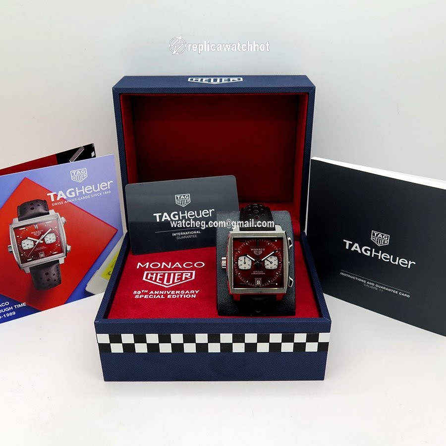 TAG Heuer Monaco Calibre 11 Mens watch Unisex Automatic Steel CAW211W.FC6467 2