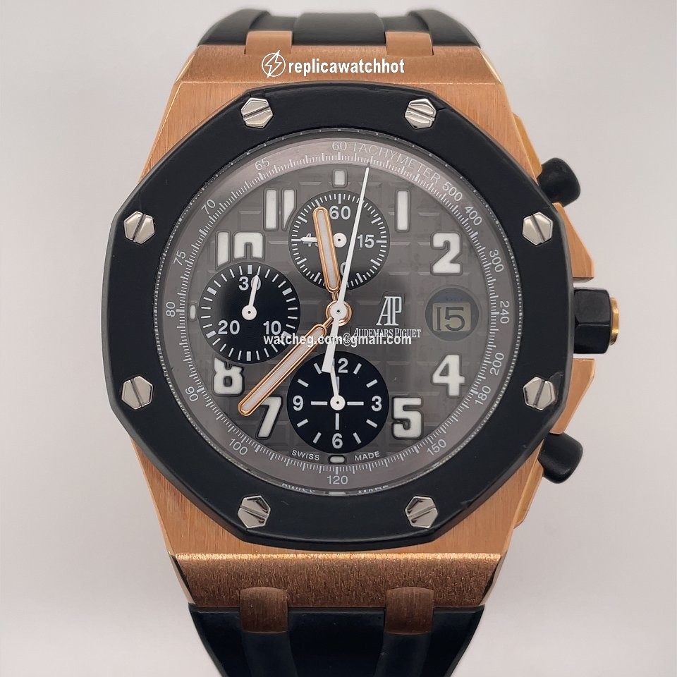 Audemars Piguet Royal Oak Offshore Chronograph Mens watch Unisex Automatic Rose gold 26178OK.OO.D002CA.01 2