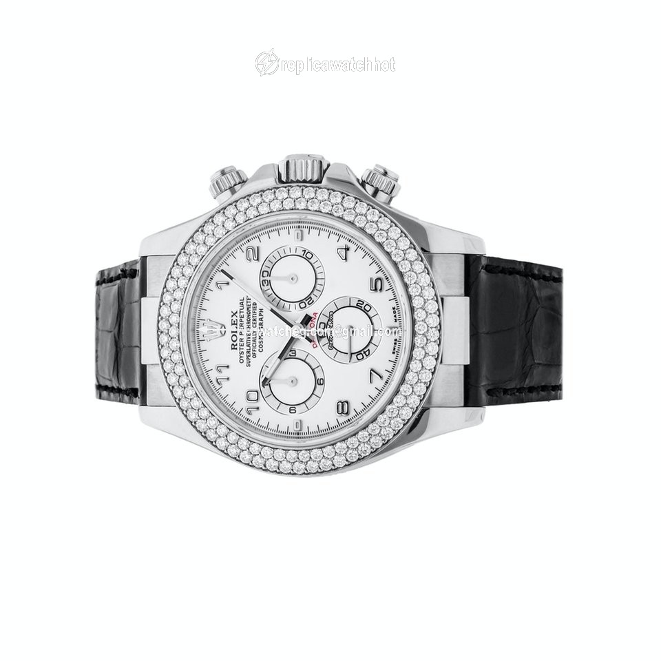 Rolex Daytona Mens watch Unisex White gold Automatic 116589RBR 2