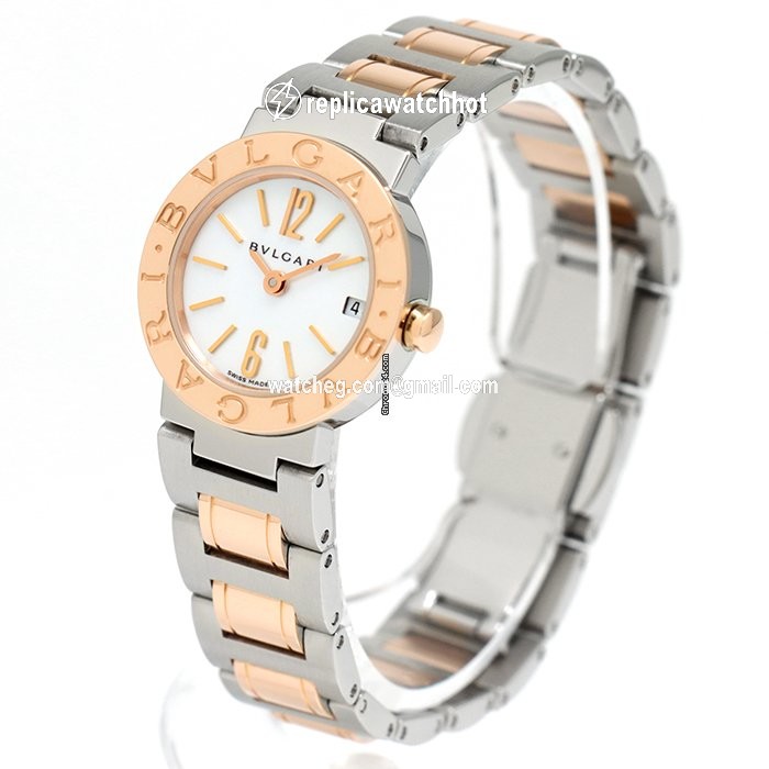 Bulgari Bulgari Quartz Gold Steel BBP23SG 2