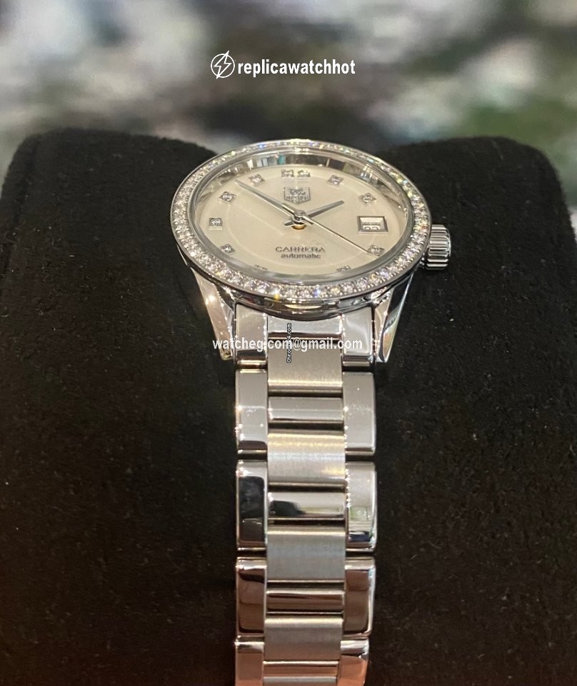 TAG Heuer Carrera Lady Womens watch Automatic Steel WAR2415.BA0776 2