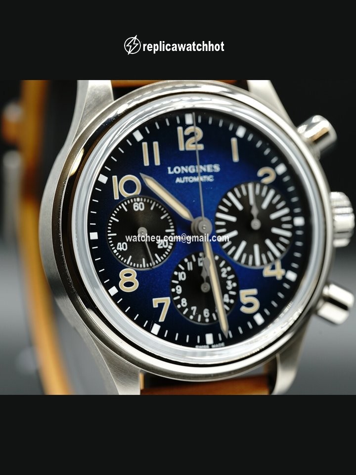 Longines Avigation Mens watch Unisex Automatic Titanium L2.816.19.32 2