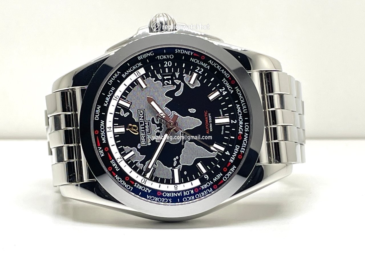 Breitling Galactic Unitime Automatic Steel WB3510U4 2