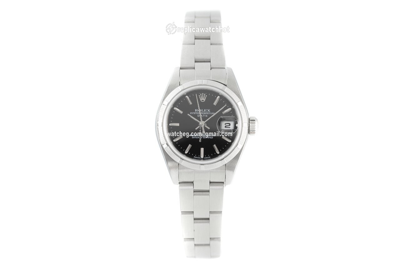 Rolex Oyster Perpetual Lady Date Womens watch Steel Automatic 79190 2