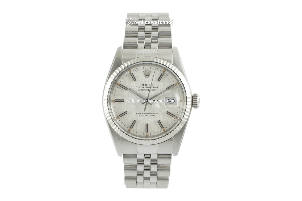 Rolex Datejust 36 Mens watch Unisex Gold Steel Automatic 16014 2