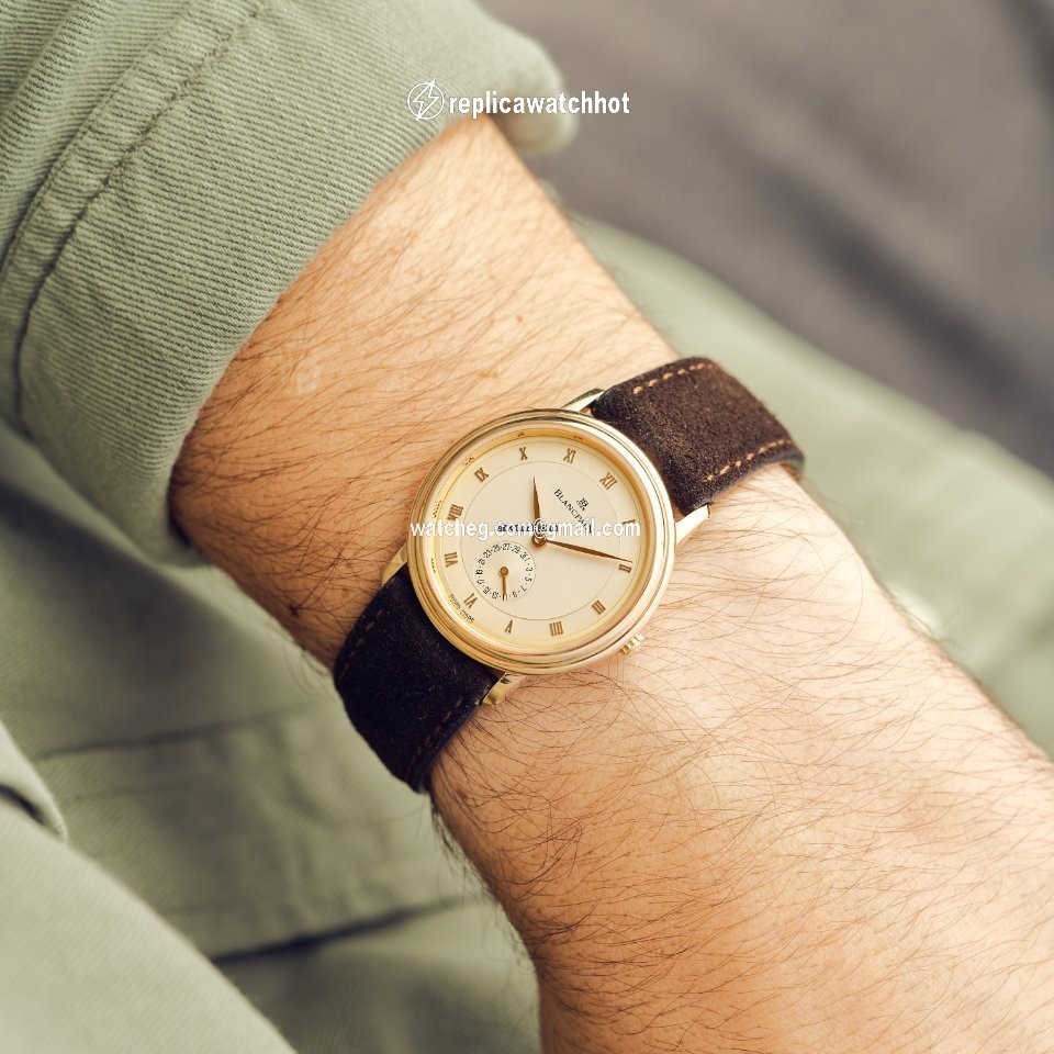 Blancpain Villeret Mens watch Unisex Manual winding Rose gold 4795 2