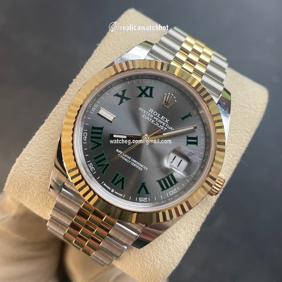 Rolex Datejust 41 Mens watch Unisex Gold Steel Automatic 126333-0019 2