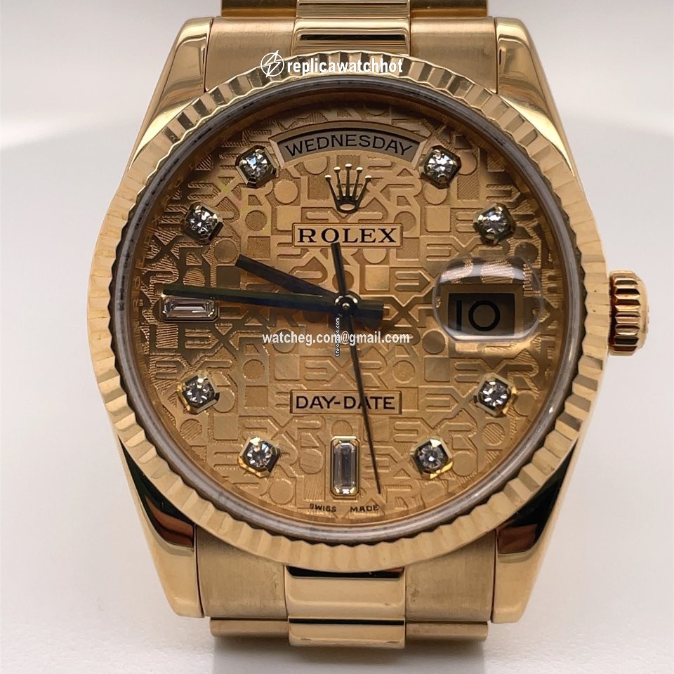 Rolex Day-Date 36 Mens watch Unisex Yellow gold Automatic 118338 2