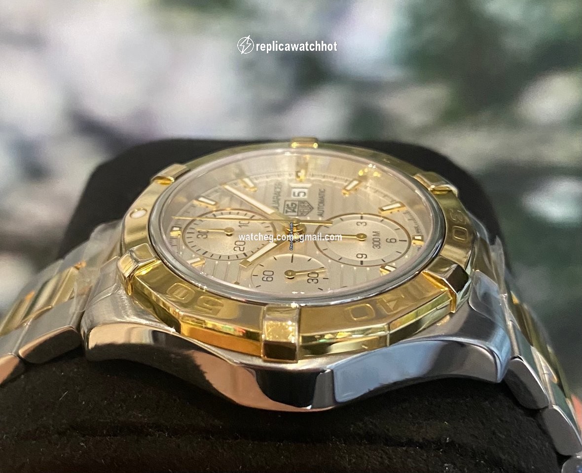 TAG Heuer Aquaracer Mens watch Unisex Automatic Gold Steel CAP2120.BB0834 2