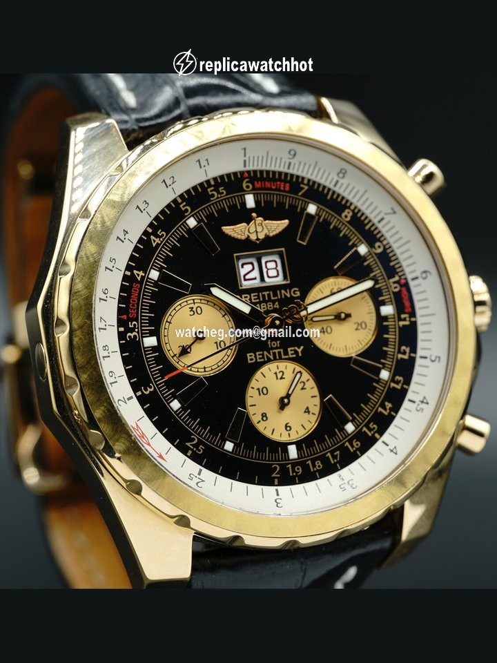Breitling Bentley 6.75 Mens watch Unisex Automatic Rose gold H44363 2