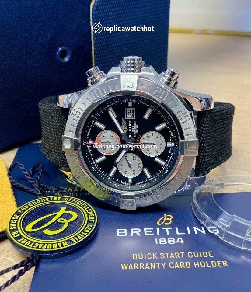 Breitling Super Avenger II Mens watch Unisex Automatic Steel A13371 2