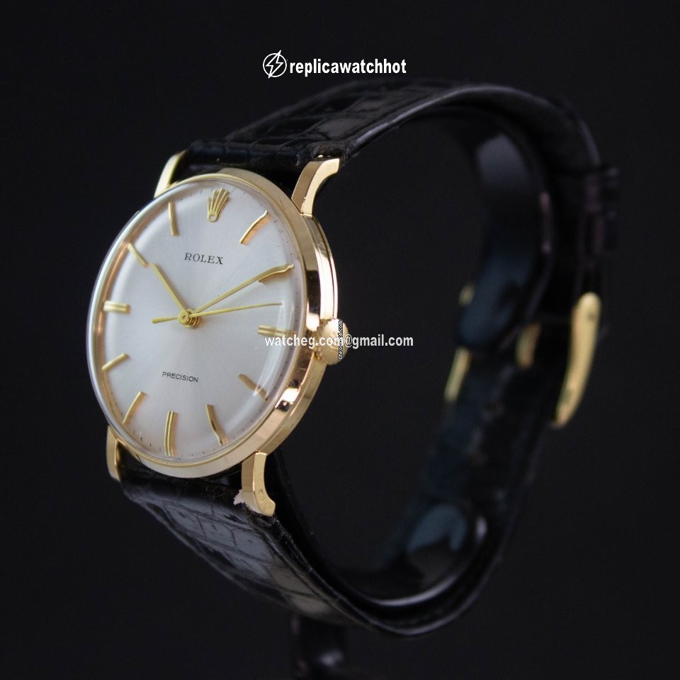 Rolex Oyster Precision Mens watch Unisex Yellow gold Manual winding 9659 2