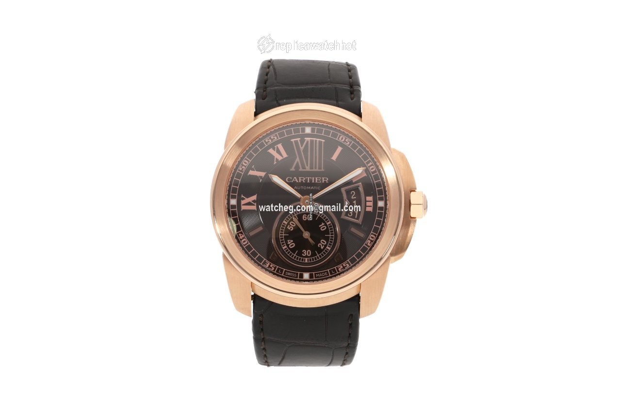 Cartier Calibre de Cartier Mens watch Unisex Automatic Red gold W7100007 2