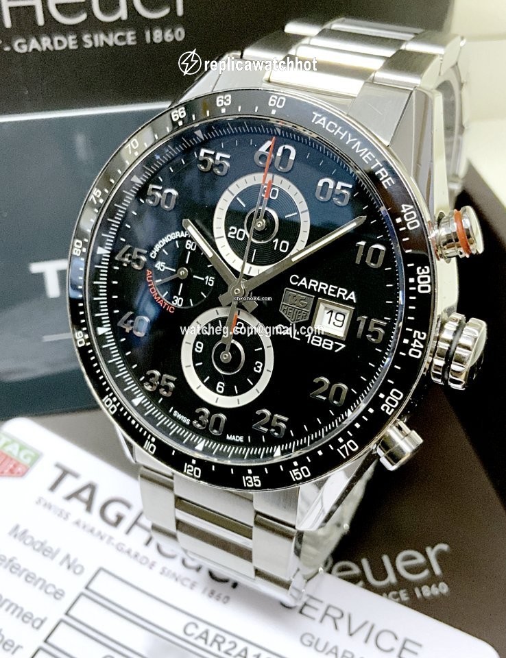TAG Heuer Carrera Calibre 1887 Mens watch Unisex Automatic Steel CAR2A10.BA0799 2