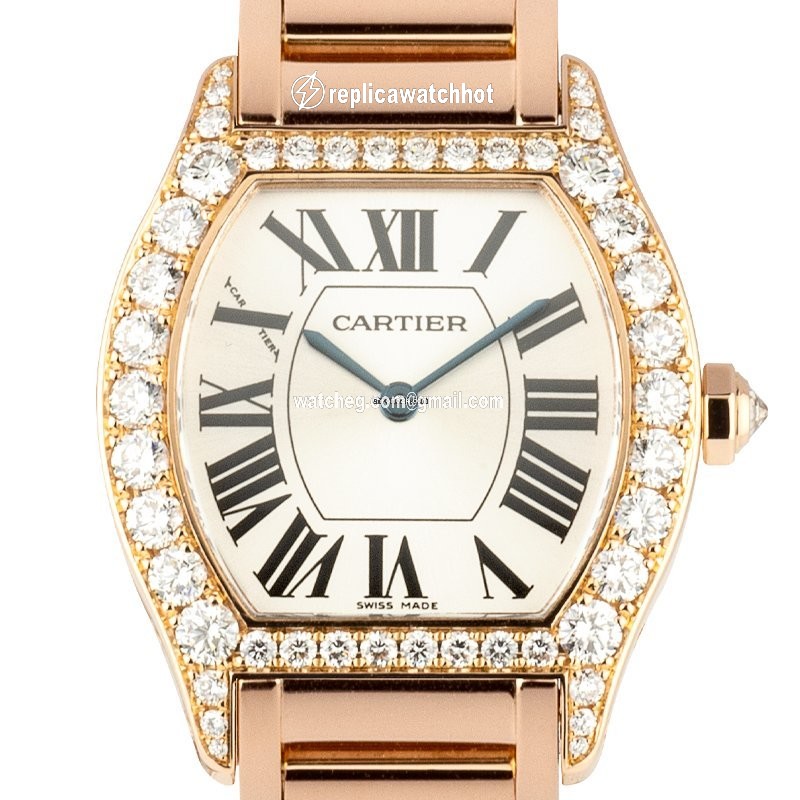 Cartier Tortue Womens watch Manual winding Rose gold 2645 2