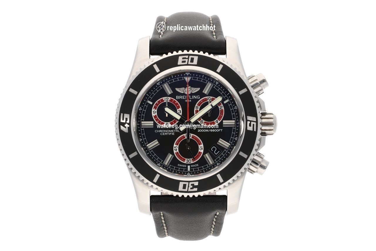 Breitling Superocean Chronograph M2000 Mens watch Unisex Quartz Steel A73310 2