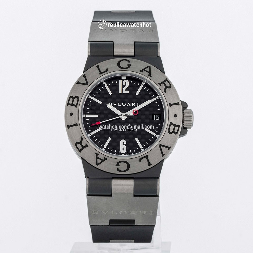 Bulgari Diagono Quartz Titanium TI 32 TA 2