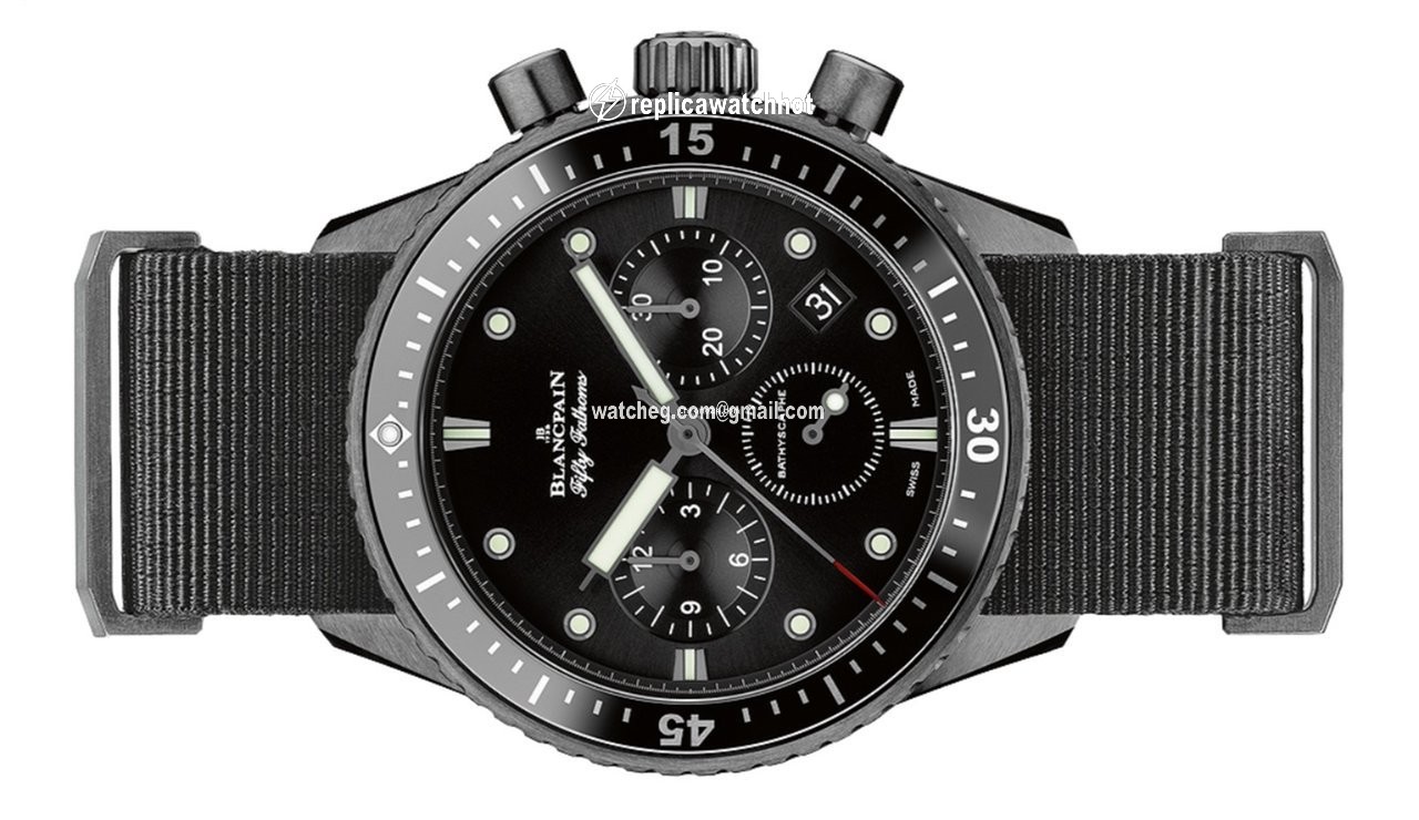 Blancpain Fifty Fathoms Bathyscaphe Mens watch Unisex Automatic Ceramic 5200-0130-NABA 2
