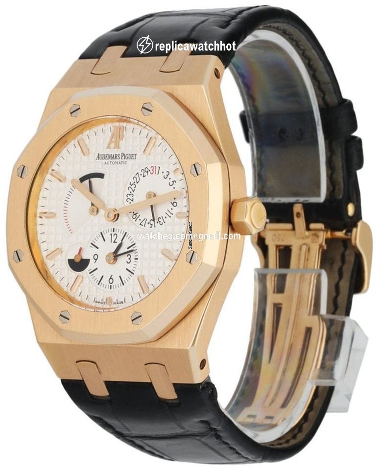 Audemars Piguet Royal Oak Dual Time Mens watch Unisex Automatic Rose gold 26120OR 2