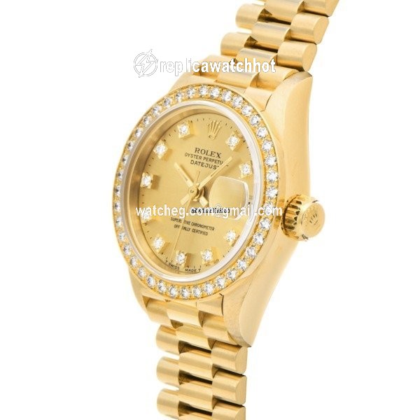 Rolex Lady-Datejust Womens watch Yellow gold Automatic 69138G 2
