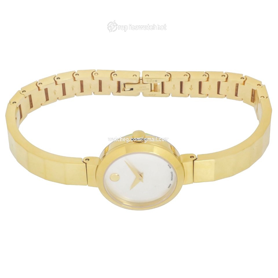 Movado Womens watch Quartz Gold Steel 607111 2