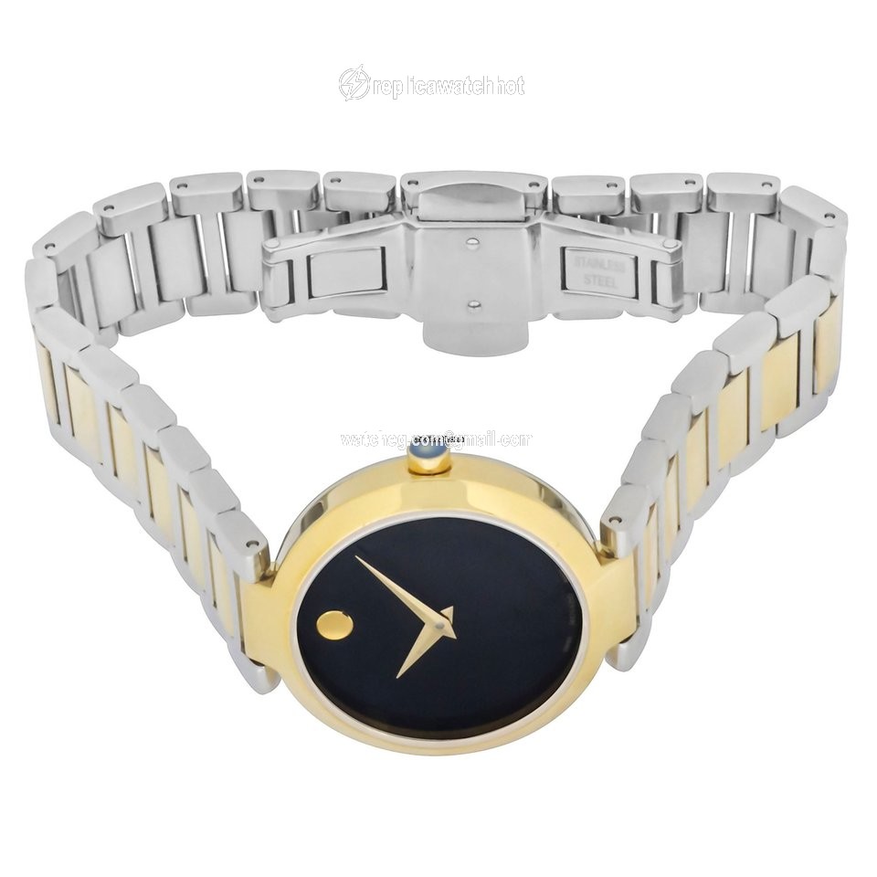 Movado Womens watch Quartz Gold Steel 607102 2