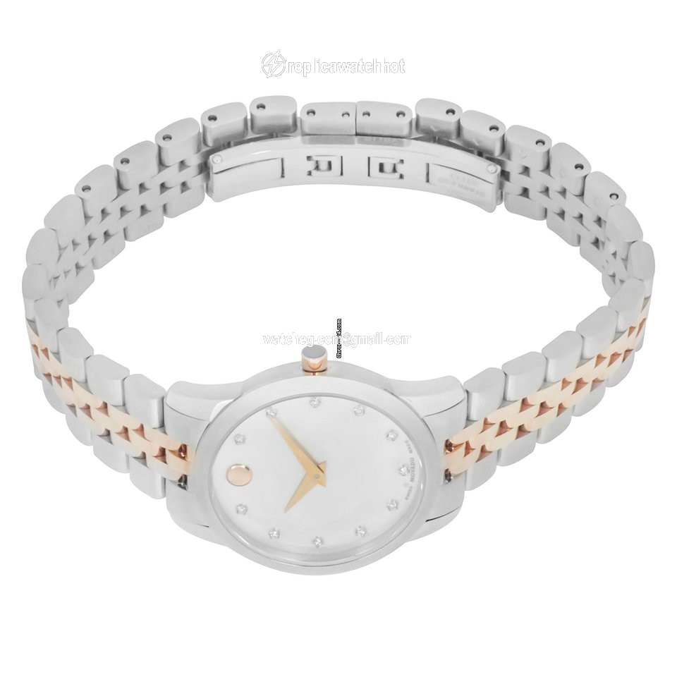 Movado Womens watch Quartz Gold Steel 607077 2