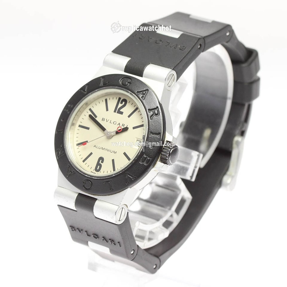 Bulgari Diagono Mens watch Unisex Quartz Aluminum AL32A 2