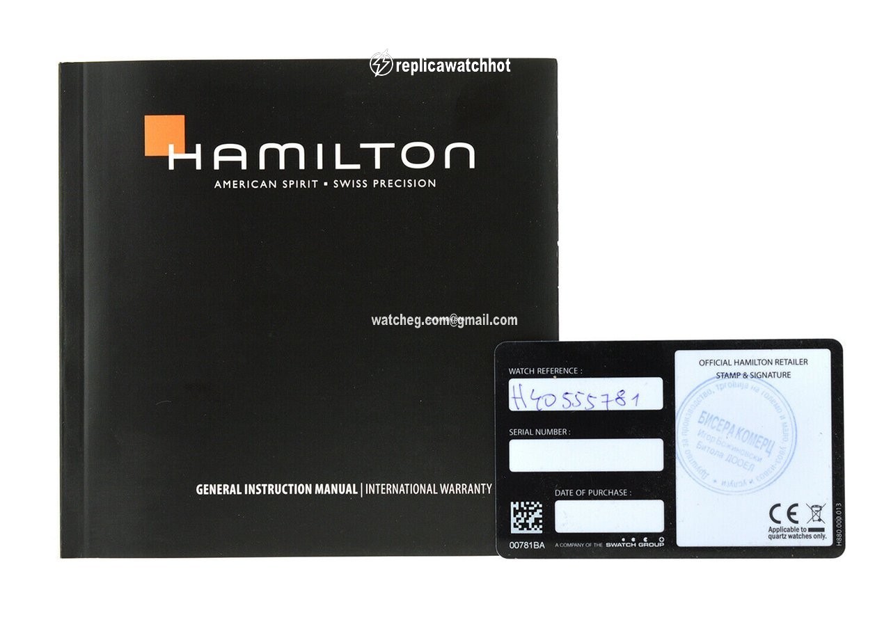 Hamilton Railroad Mens watch Unisex Automatic Steel H40555781 2