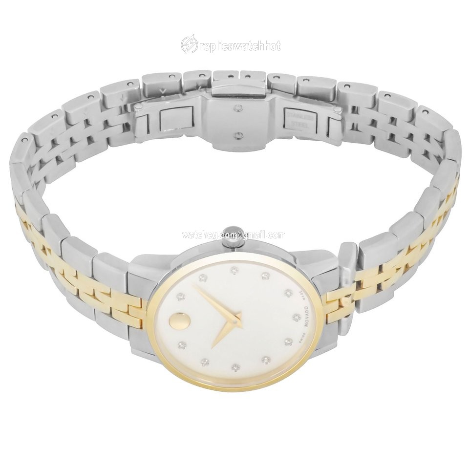 Movado Museum Womens watch Quartz Gold Steel 607208 2