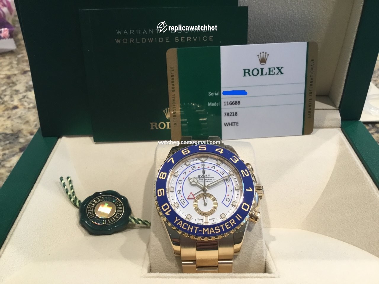 Rolex Yacht-Master II Mens watch Unisex Yellow gold Automatic 116688-0002 2