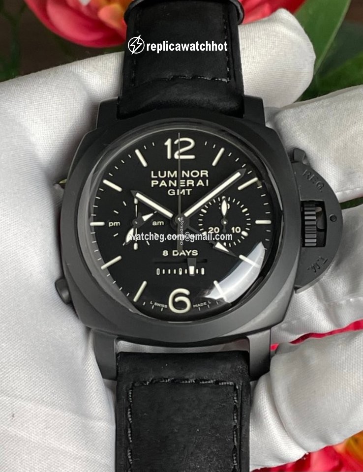 Panerai Luminor 1950 8 Days Chrono Monopulsante GMT Manual winding PAM 00317 or PAM 317 2