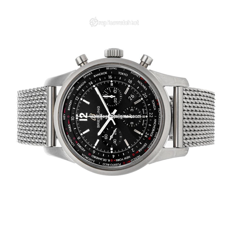 Breitling Transocean Unitime Pilot Mens watch Unisex Automatic Steel AB0510U6 BC26 2