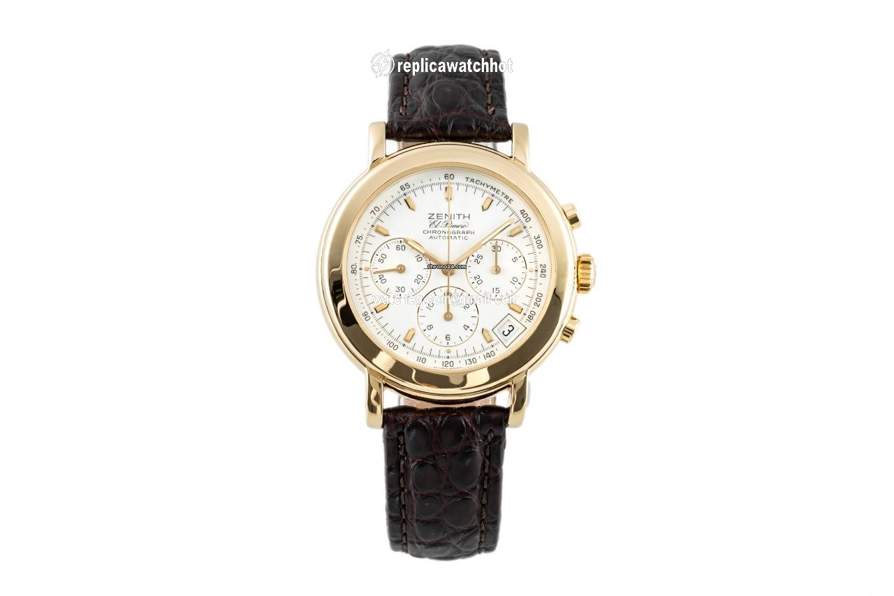 Zenith El Primero Chronograph Mens watch Unisex Automatic Yellow gold 06-0250-400 2