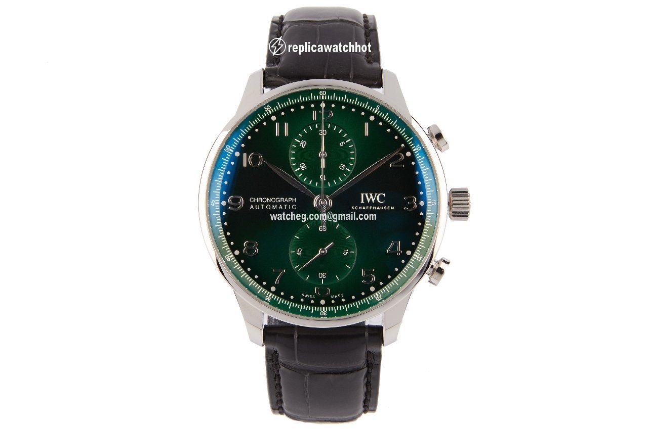 IWC Portuguese Chronograph Mens watch Unisex Automatic Steel IW371615 2